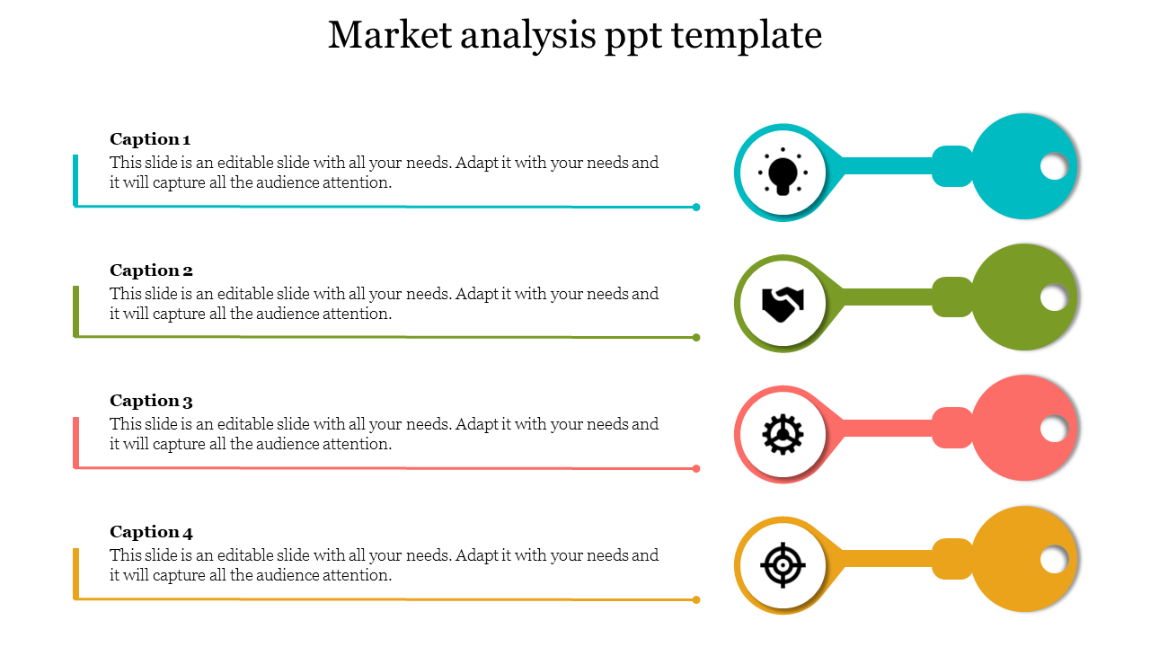 Unique Market Analysis PowerPoint Template and Google Slides